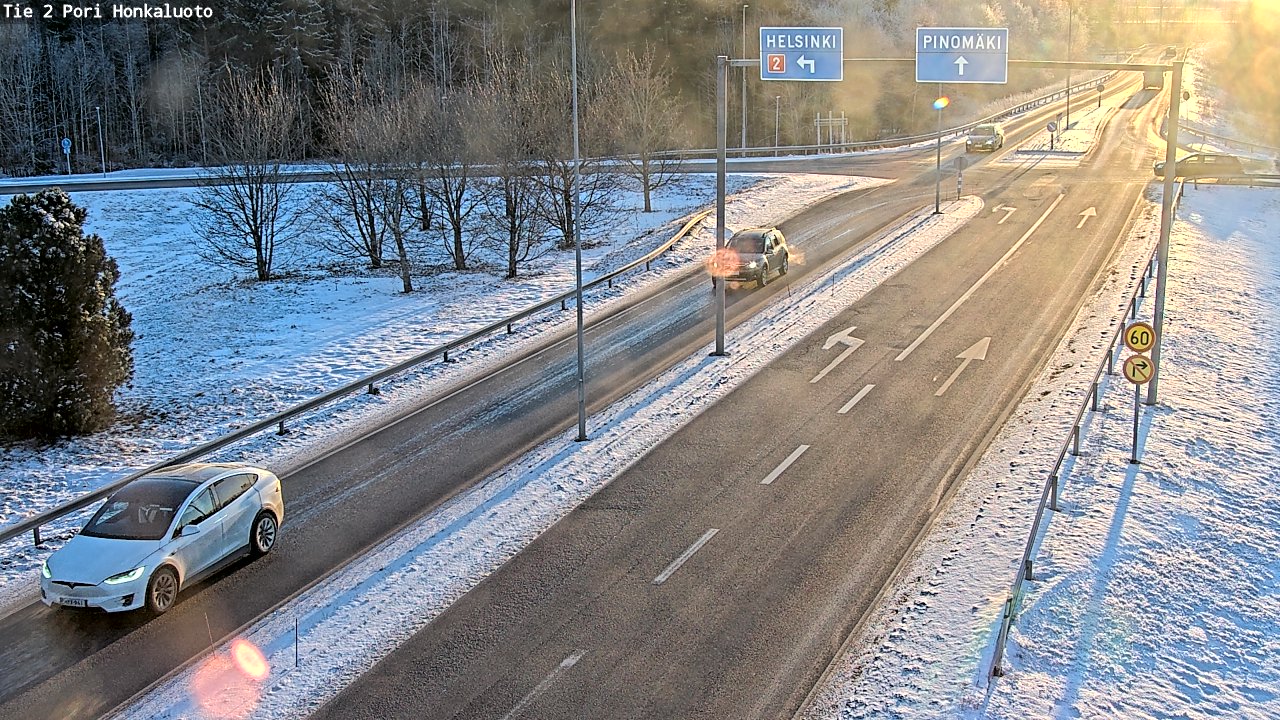 Weather Camera Image Road 2 Pori, Honkaluoto, Pori, Satakunta