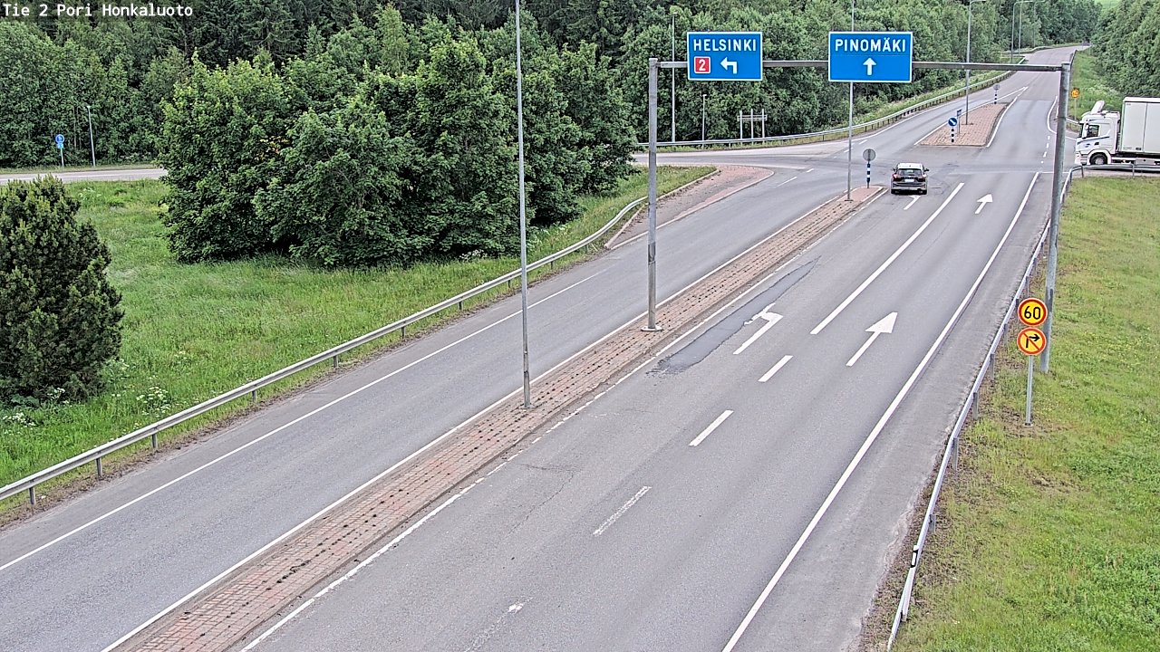 Kelikamerat Kuva Tie 2 Pori, Honkaluoto, Pori, Satakunta