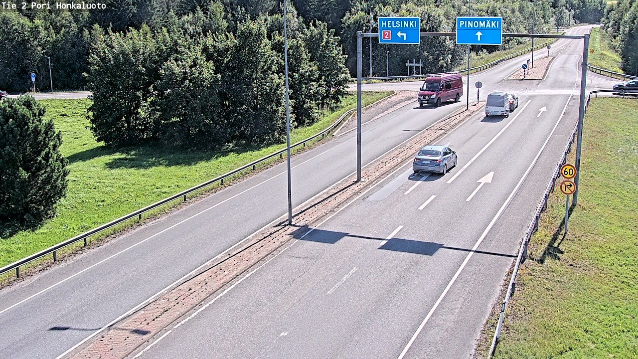 Kelikamerat Kuva Tie 2 Pori, Honkaluoto, Pori, Satakunta