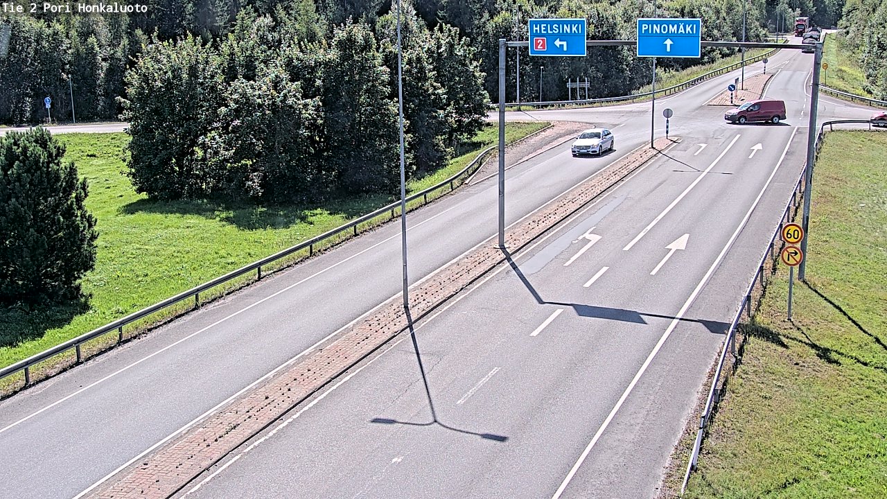 Kelikamerat Kuva Tie 2 Pori, Honkaluoto, Pori, Satakunta