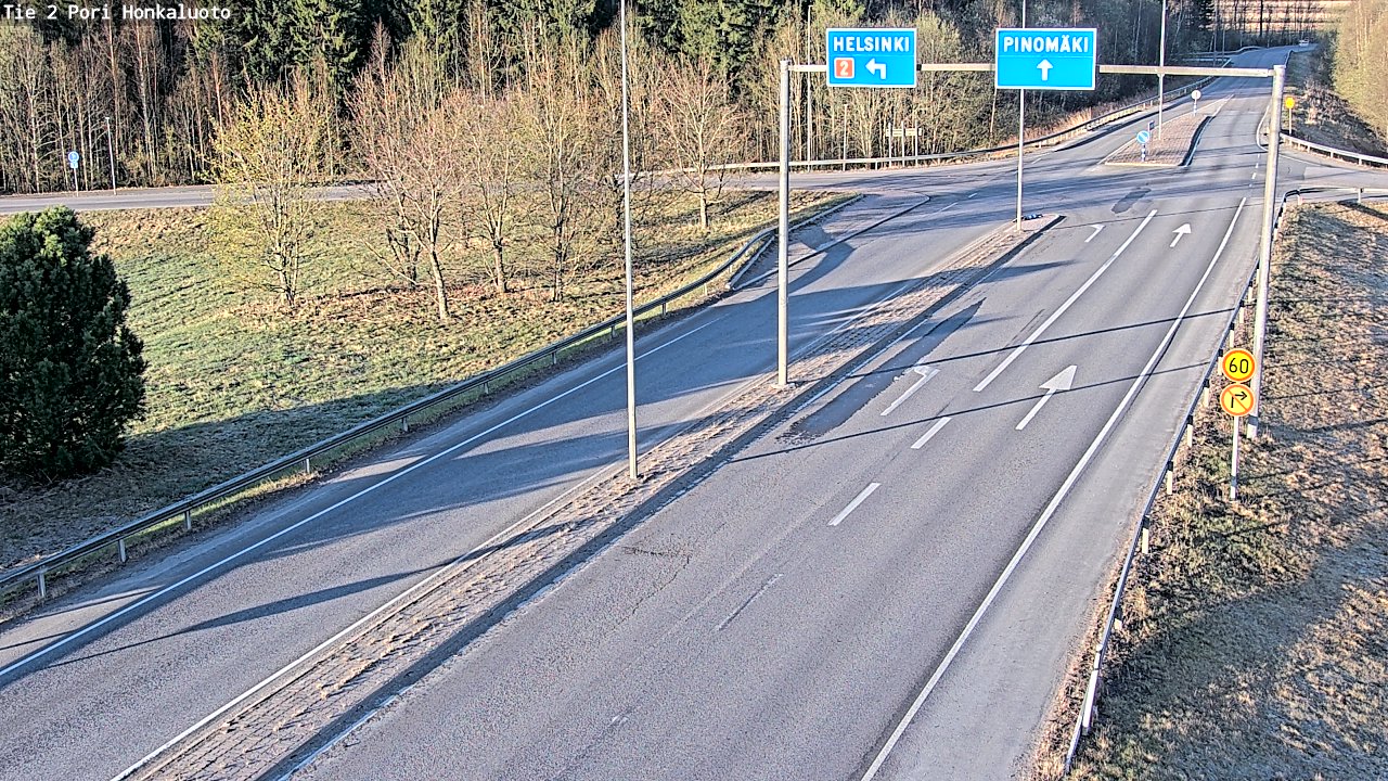 Kelikamerat Kuva Tie 2 Pori, Honkaluoto, Pori, Satakunta