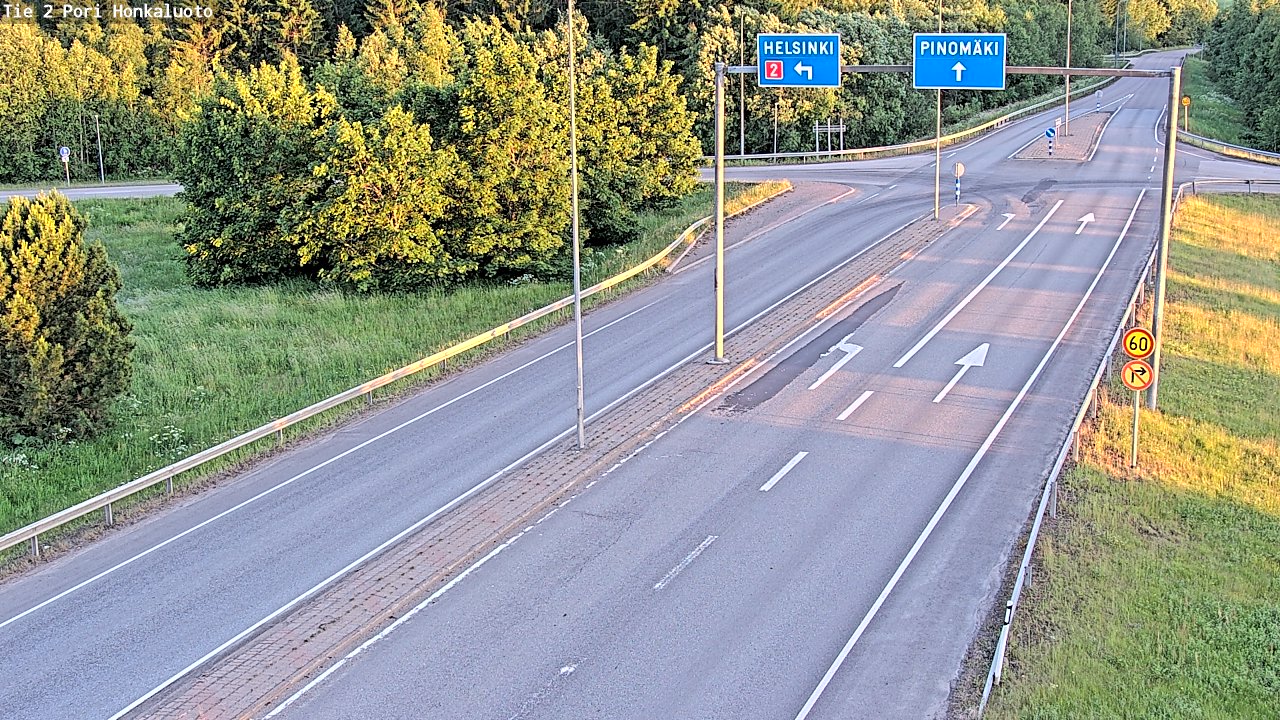 Kelikamerat Kuva Tie 2 Pori, Honkaluoto, Pori, Satakunta