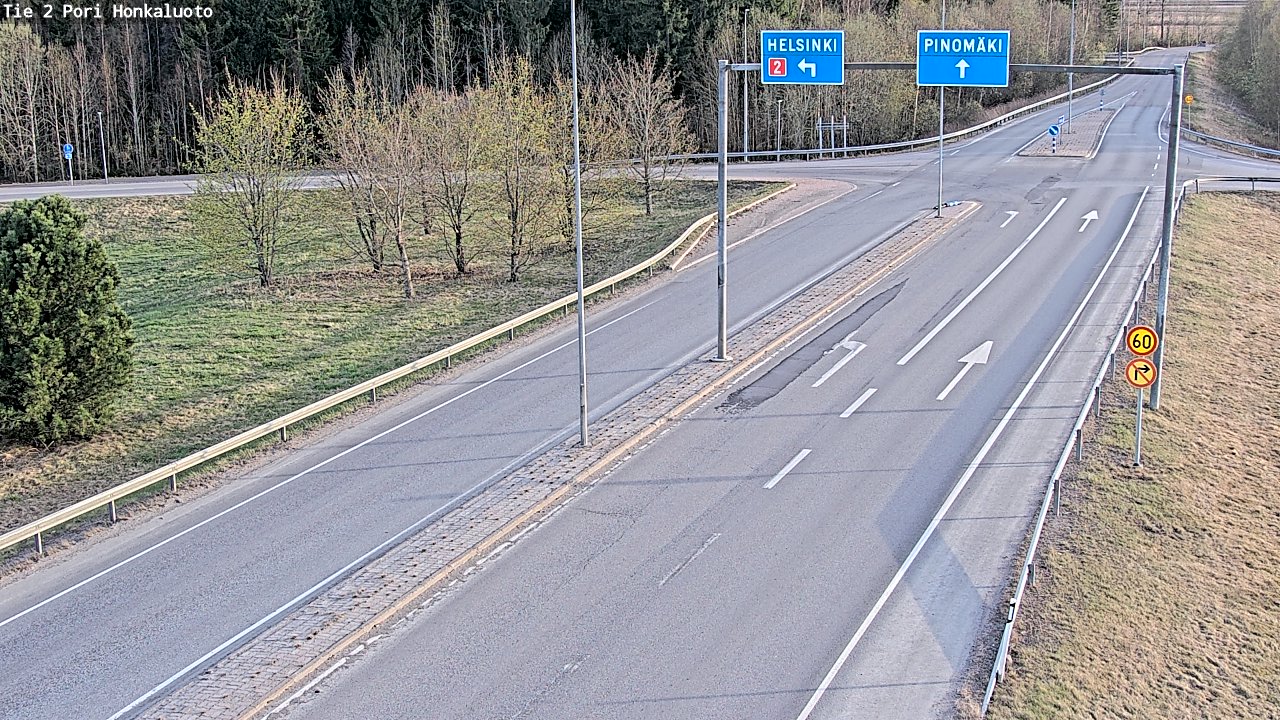 Kelikamerat Kuva Tie 2 Pori, Honkaluoto, Pori, Satakunta