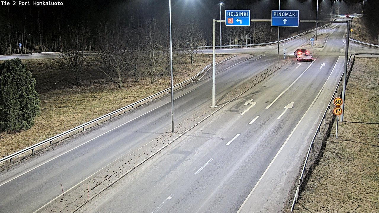 Weather Camera Image Väg 2 Björneborg, Honkaluoto, Pori, Satakunta