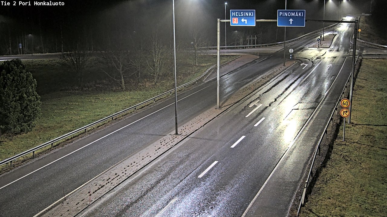 Weather Camera Image Väg 2 Björneborg, Honkaluoto, Pori, Satakunta