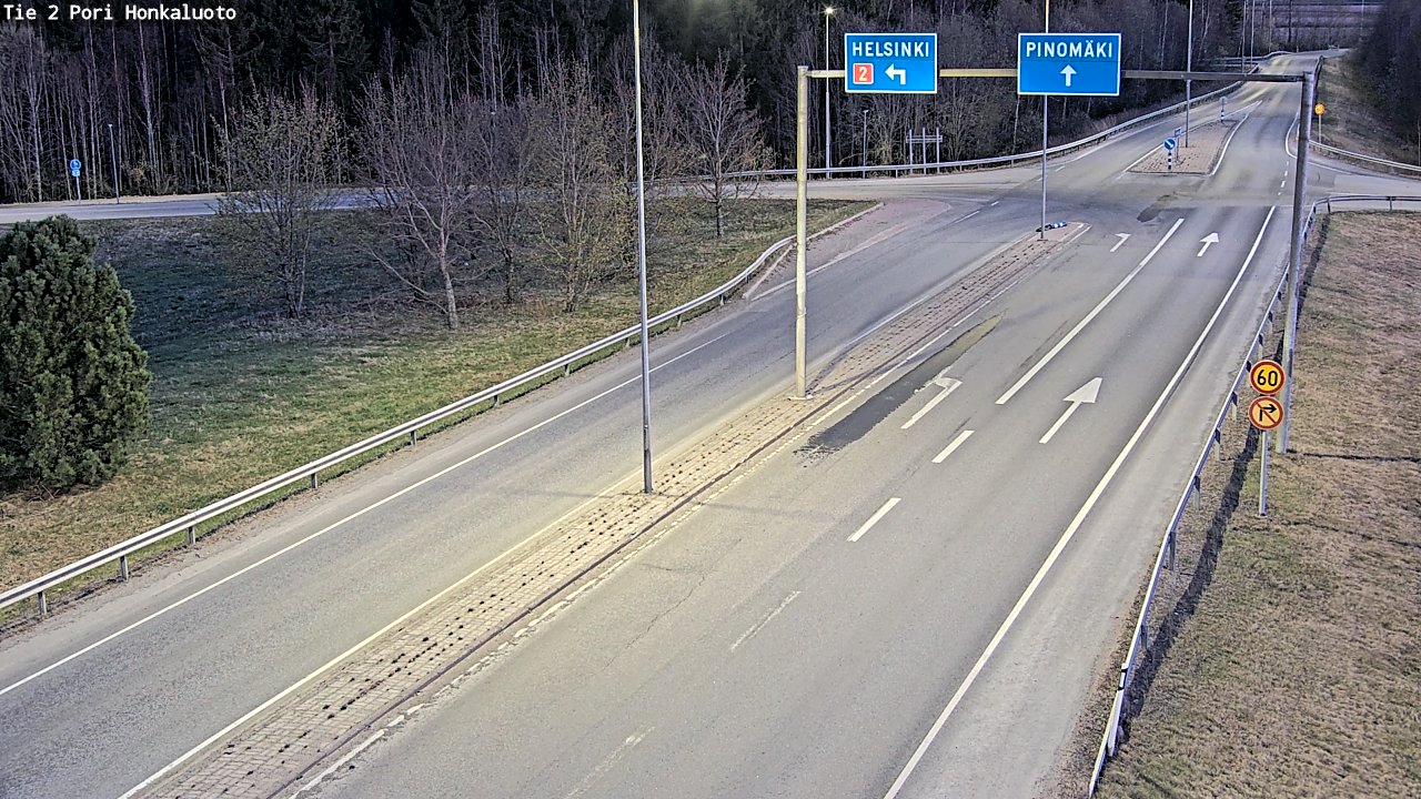 Kelikamerat Kuva Tie 2 Pori, Honkaluoto, Pori, Satakunta