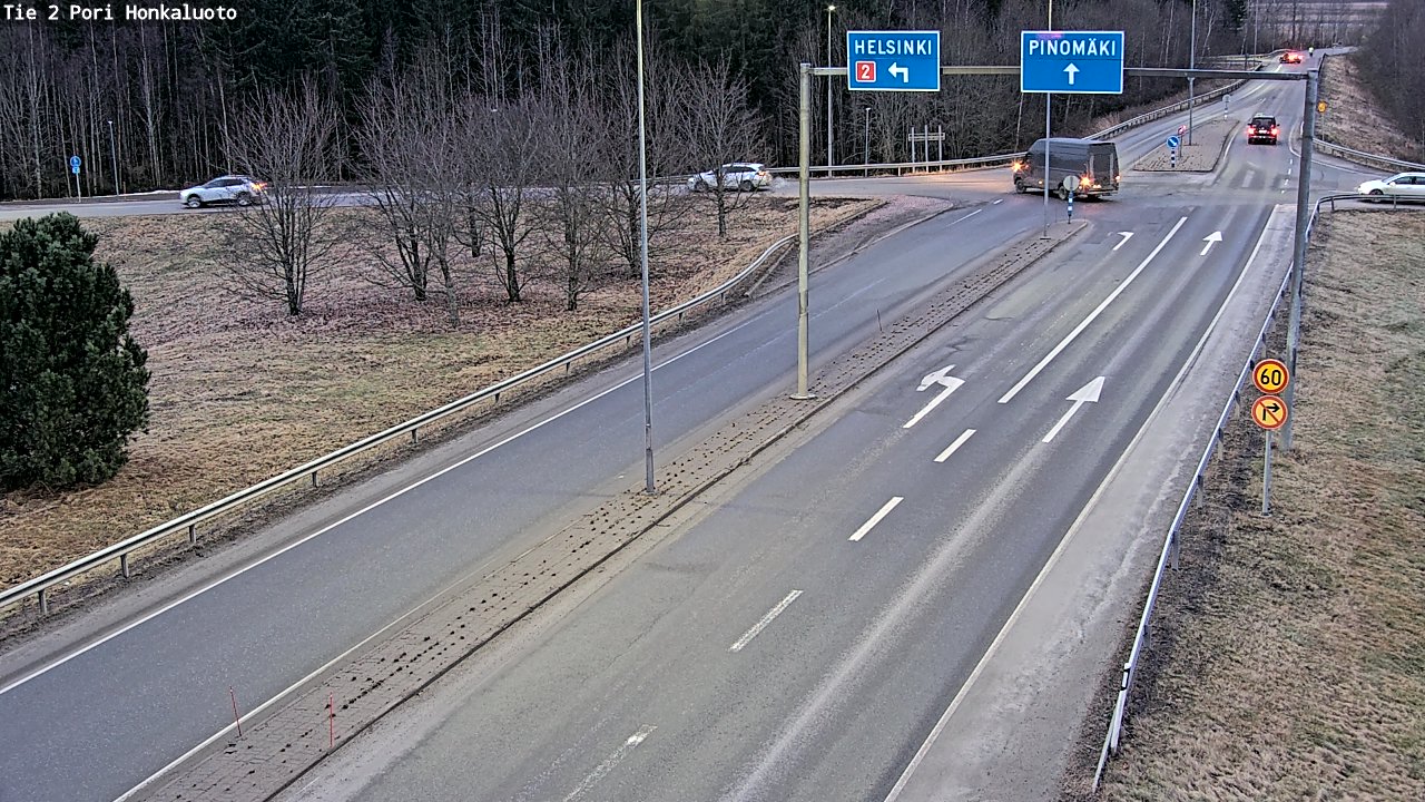 Kelikamerat Kuva Tie 2 Pori, Honkaluoto, Pori, Satakunta