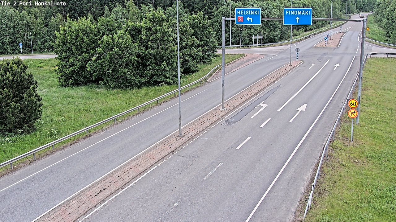 Kelikamerat Kuva Tie 2 Pori, Honkaluoto, Pori, Satakunta