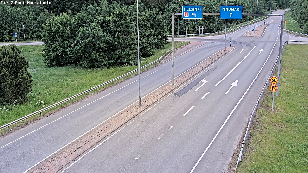 Kelikamerat Kuva Tie 2 Pori, Honkaluoto, Pori, Satakunta