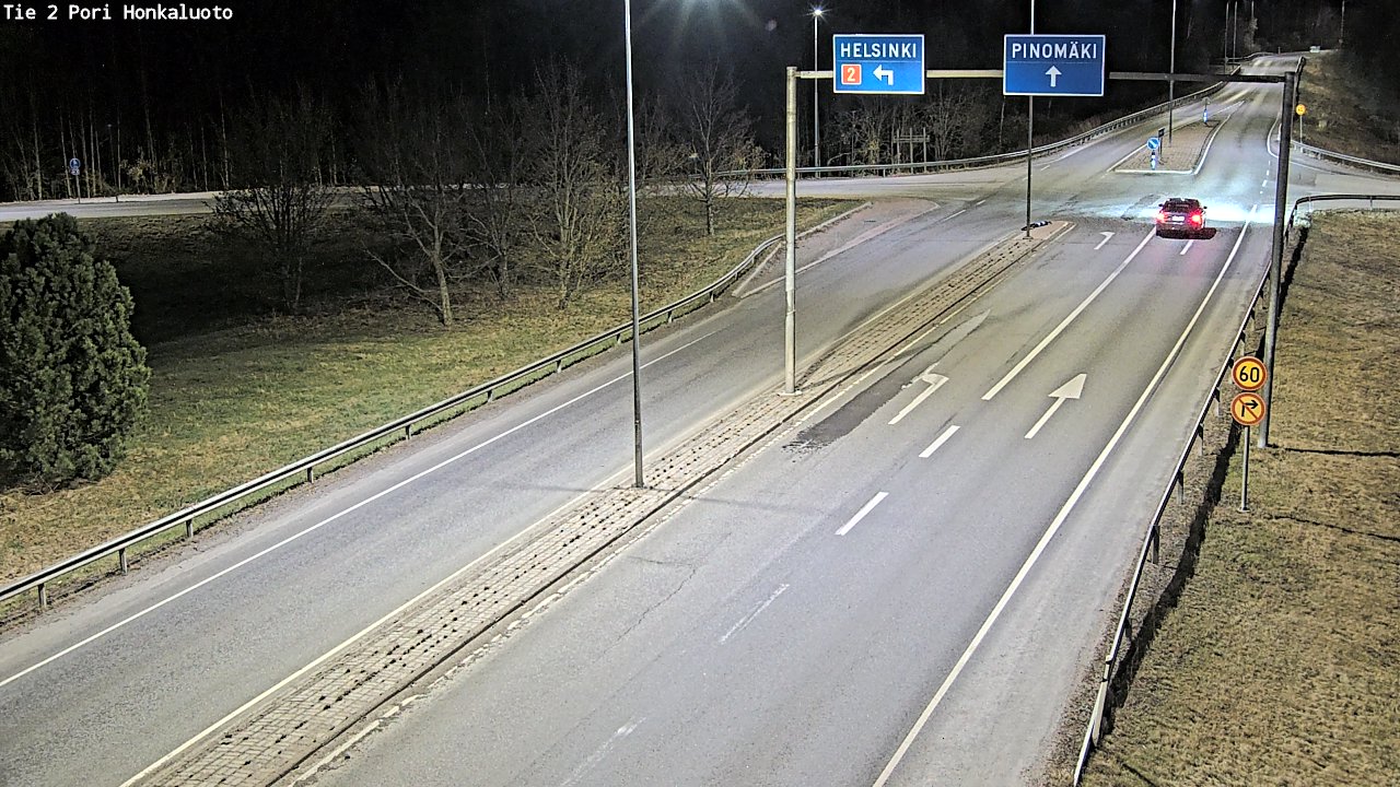 Kelikamerat Kuva Tie 2 Pori, Honkaluoto, Pori, Satakunta