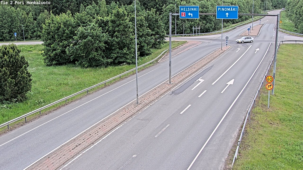 Kelikamerat Kuva Tie 2 Pori, Honkaluoto, Pori, Satakunta