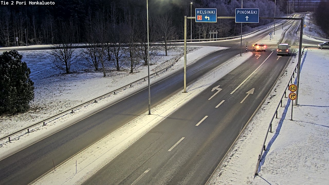 Weather Camera Image Road 2 Pori, Honkaluoto, Pori, Satakunta