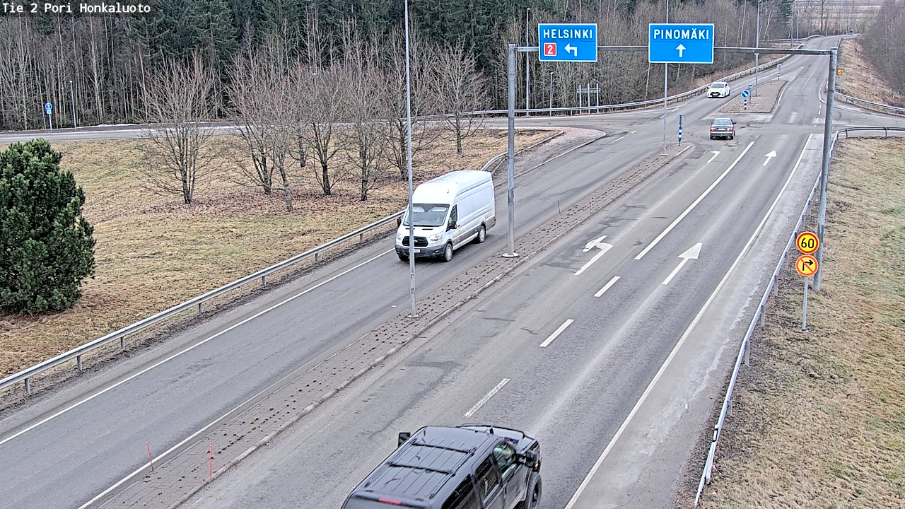 Kelikamerat Kuva Tie 2 Pori, Honkaluoto, Pori, Satakunta