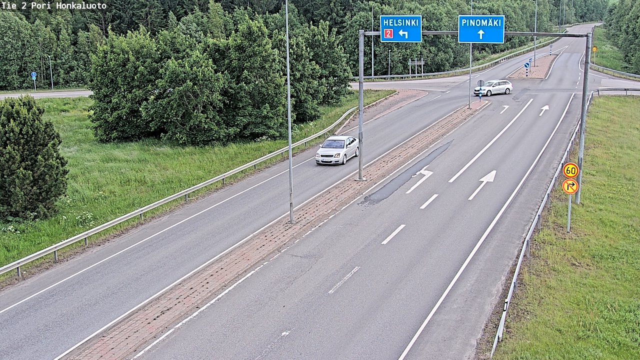 Kelikamerat Kuva Tie 2 Pori, Honkaluoto, Pori, Satakunta