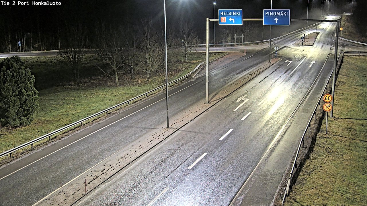 Weather Camera Image Väg 2 Björneborg, Honkaluoto, Pori, Satakunta