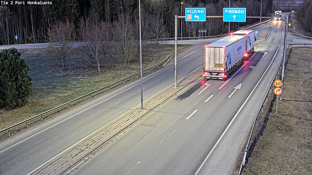 Kelikamerat Kuva Tie 2 Pori, Honkaluoto, Pori, Satakunta