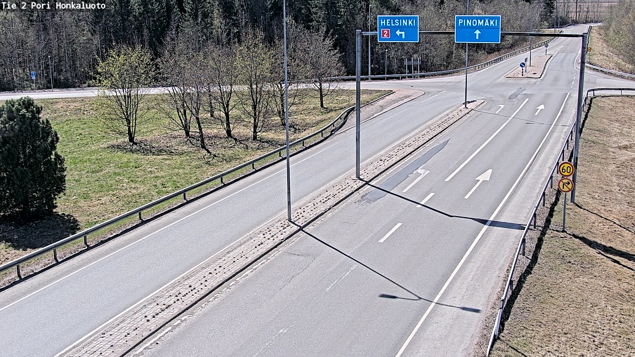 Kelikamerat Kuva Tie 2 Pori, Honkaluoto, Pori, Satakunta