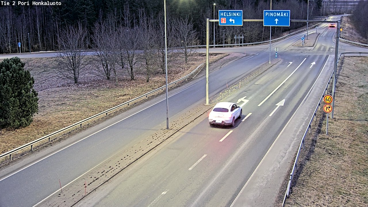 Kelikamerat Kuva Tie 2 Pori, Honkaluoto, Pori, Satakunta