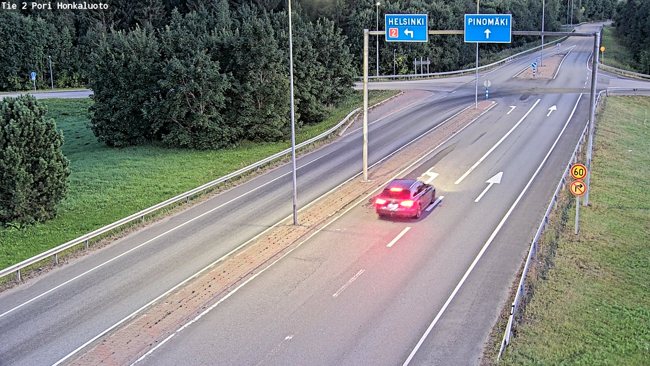 Kelikamerat Kuva Tie 2 Pori, Honkaluoto, Pori, Satakunta