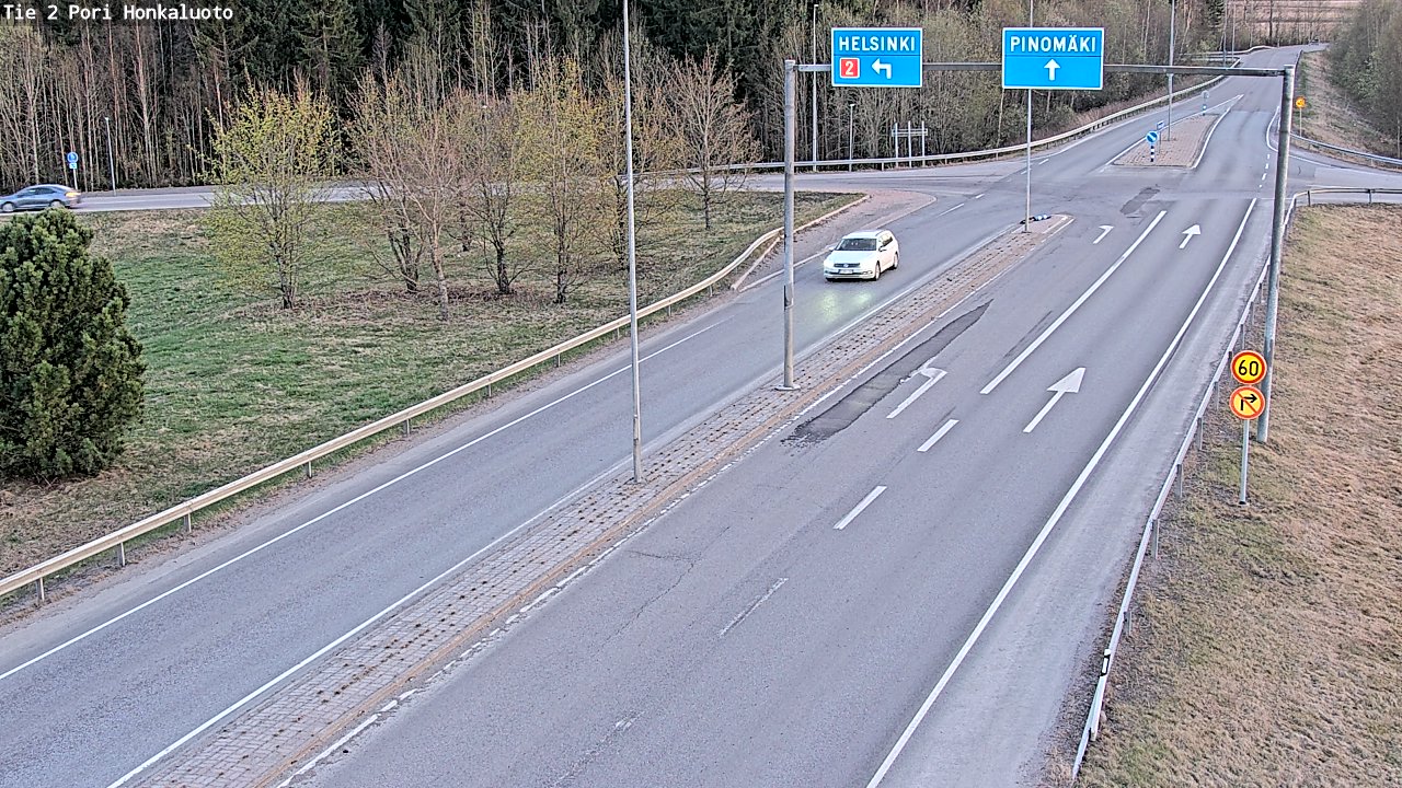 Kelikamerat Kuva Tie 2 Pori, Honkaluoto, Pori, Satakunta