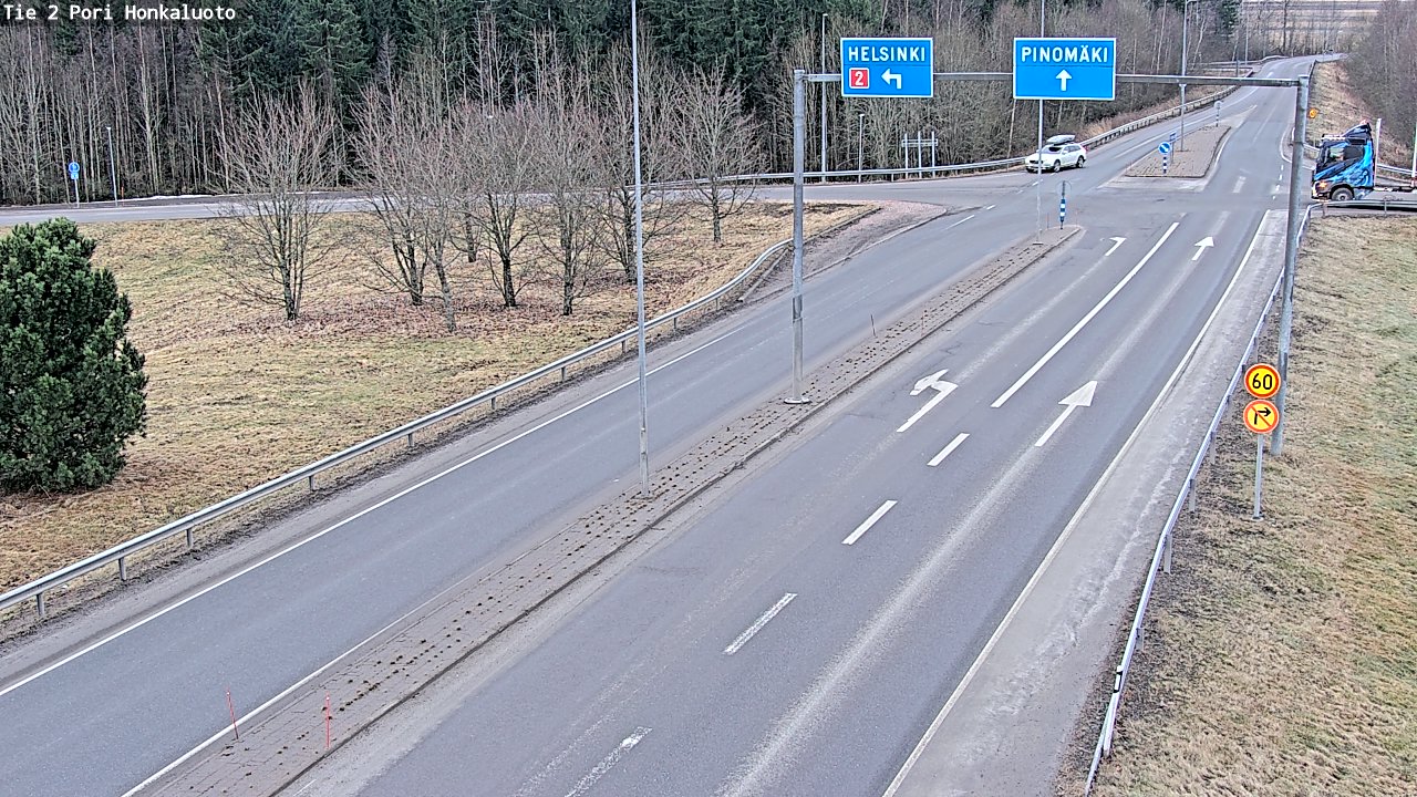 Kelikamerat Kuva Tie 2 Pori, Honkaluoto, Pori, Satakunta