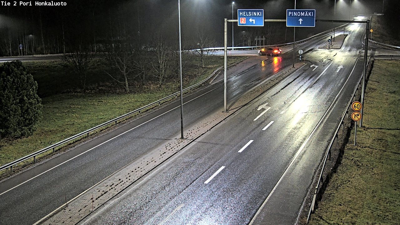 Weather Camera Image Väg 2 Björneborg, Honkaluoto, Pori, Satakunta