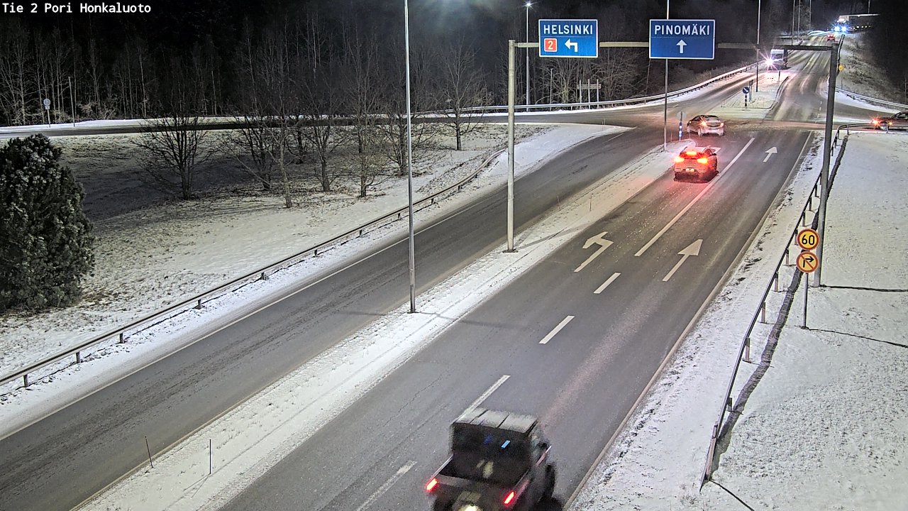 Weather Camera Image Road 2 Pori, Honkaluoto, Pori, Satakunta