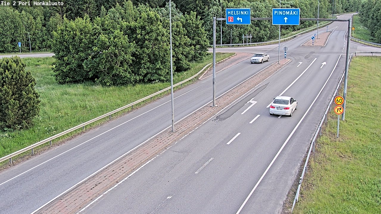 Kelikamerat Kuva Tie 2 Pori, Honkaluoto, Pori, Satakunta