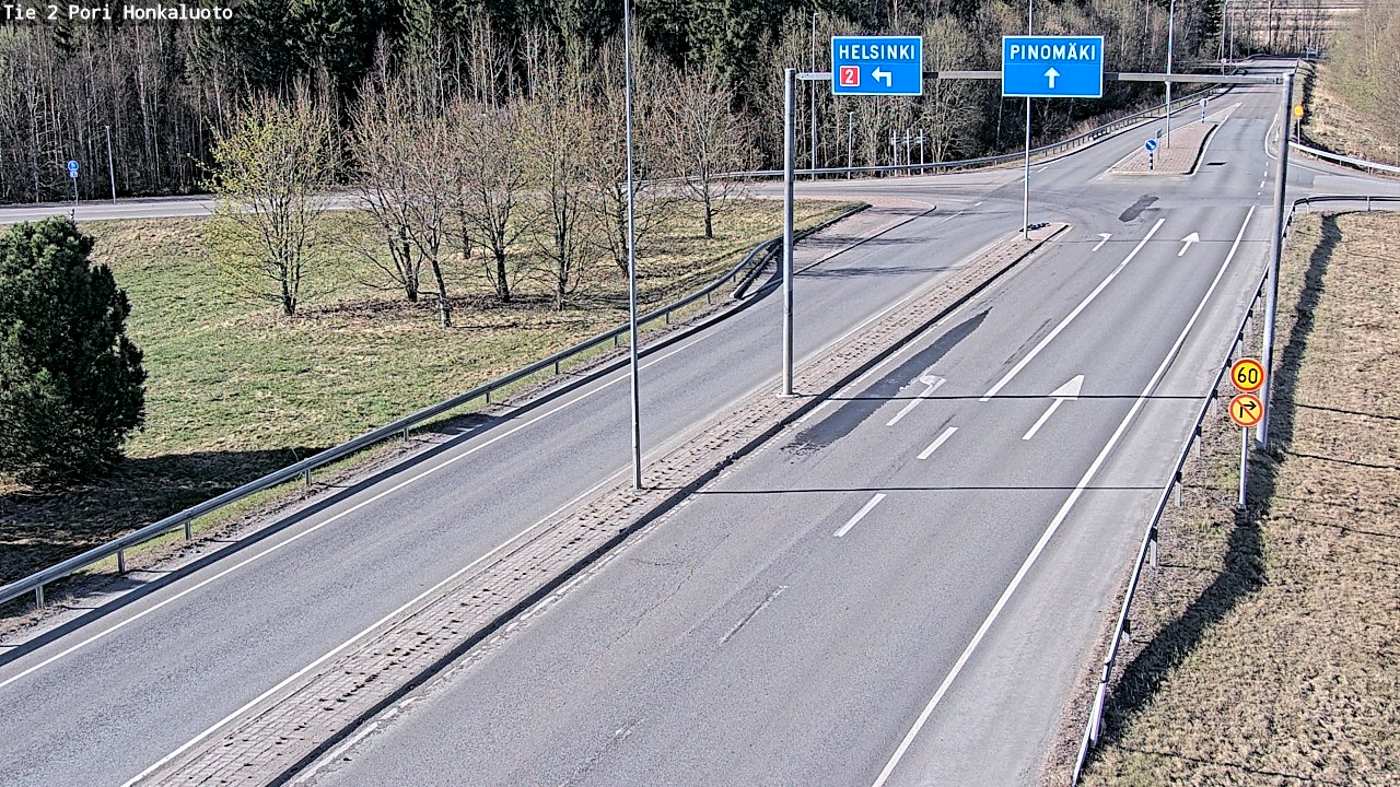 Kelikamerat Kuva Tie 2 Pori, Honkaluoto, Pori, Satakunta
