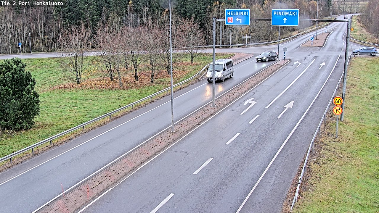 Kelikamerat Kuva Tie 2 Pori, Honkaluoto, Pori, Satakunta