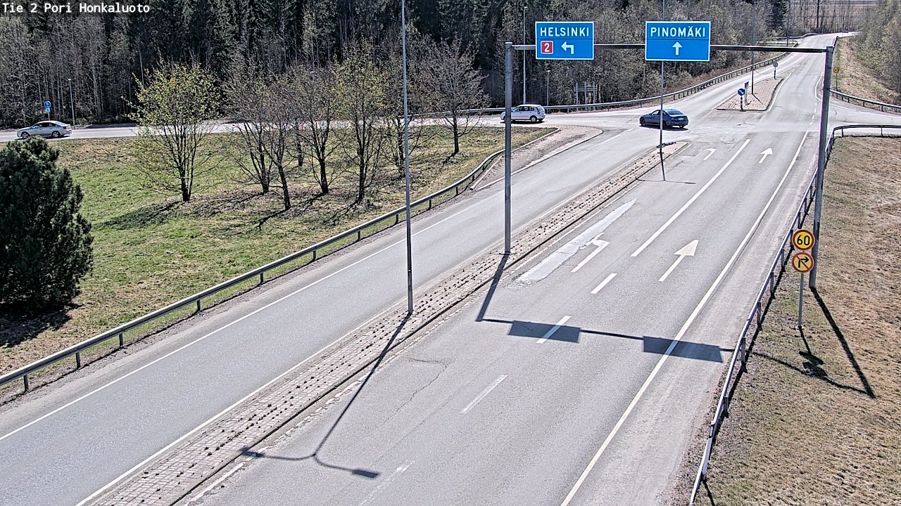 Kelikamerat Kuva Tie 2 Pori, Honkaluoto, Pori, Satakunta