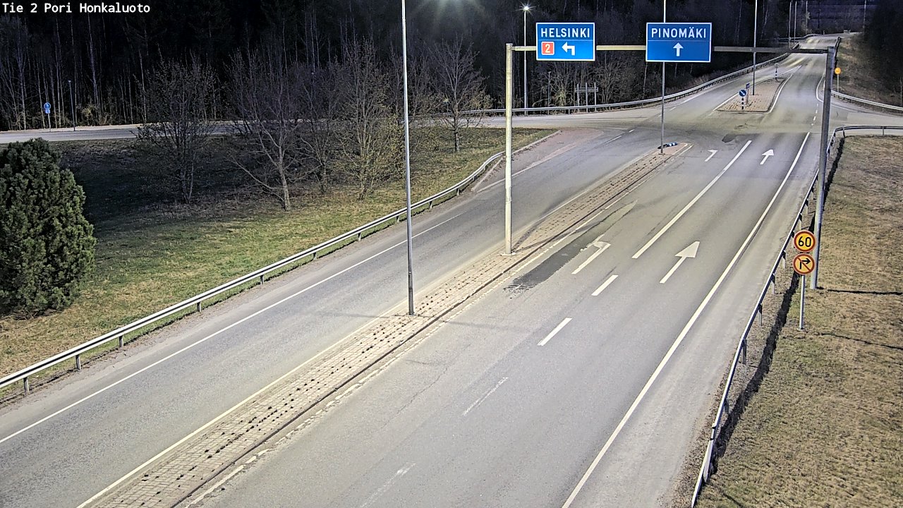 Kelikamerat Kuva Tie 2 Pori, Honkaluoto, Pori, Satakunta