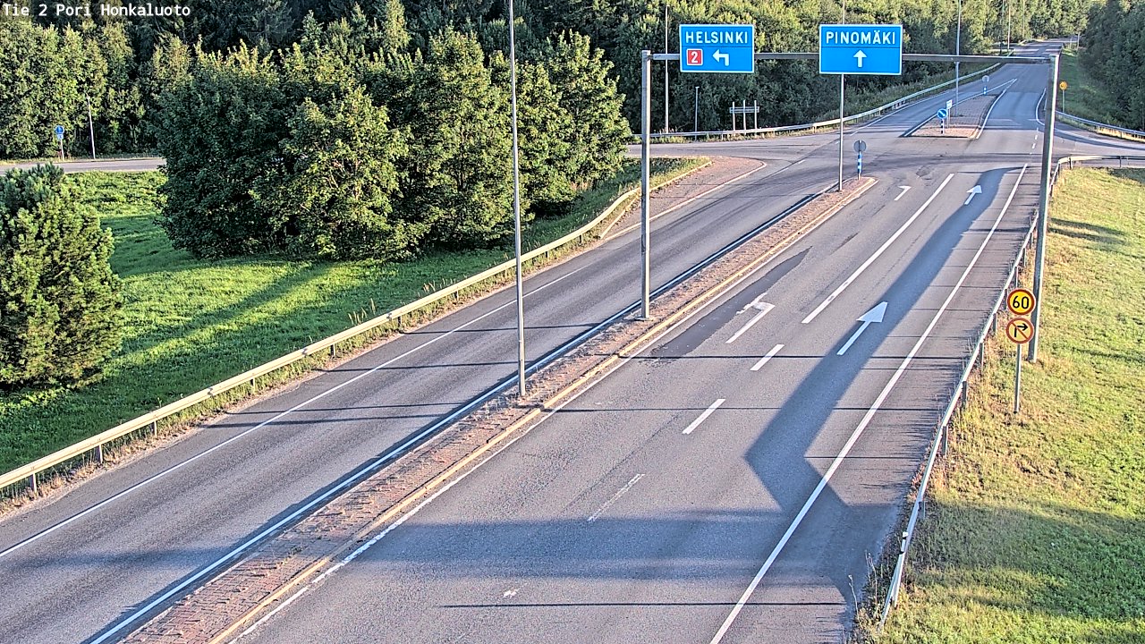 Kelikamerat Kuva Tie 2 Pori, Honkaluoto, Pori, Satakunta