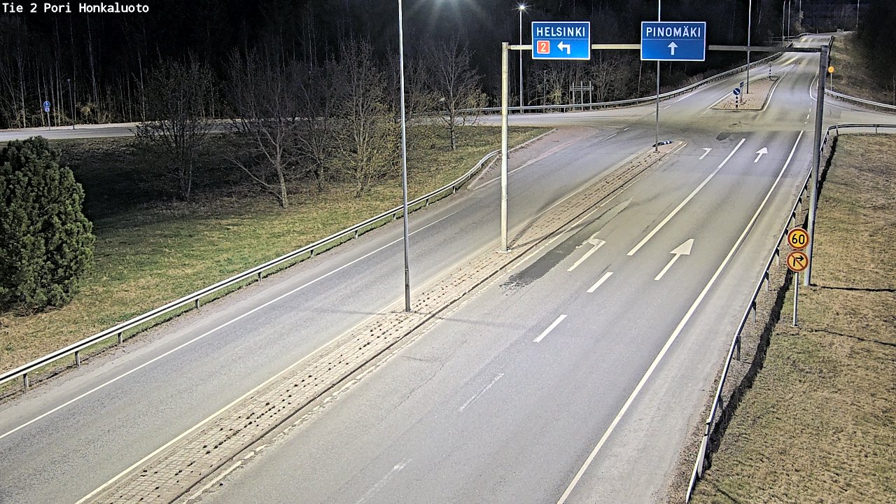 Kelikamerat Kuva Tie 2 Pori, Honkaluoto, Pori, Satakunta