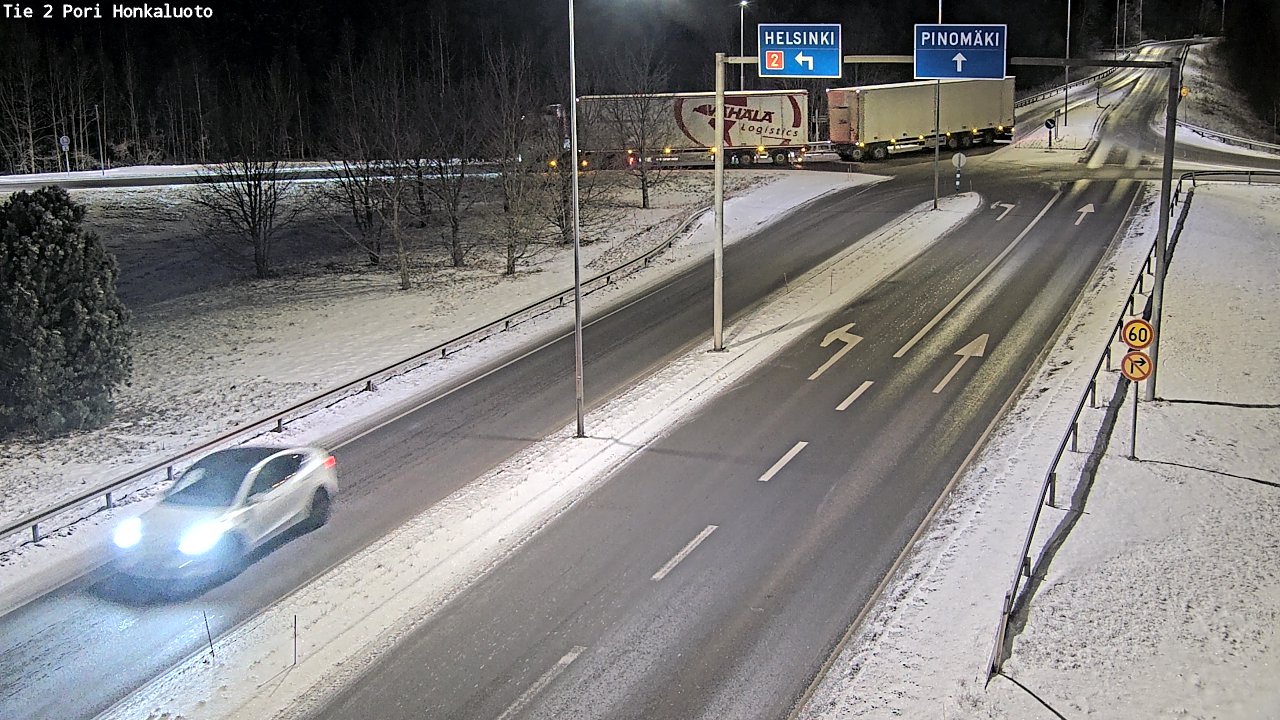 Kelikamerat Kuva Tie 2 Pori, Honkaluoto, Pori, Satakunta