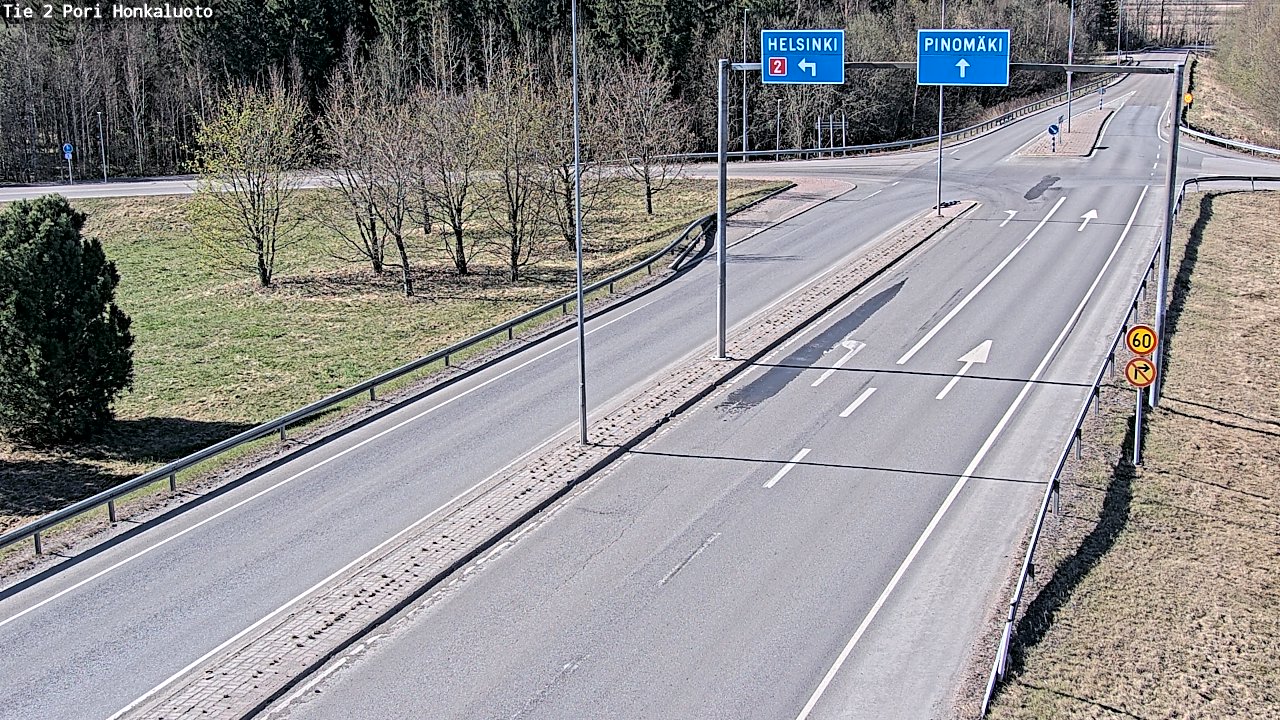 Kelikamerat Kuva Tie 2 Pori, Honkaluoto, Pori, Satakunta