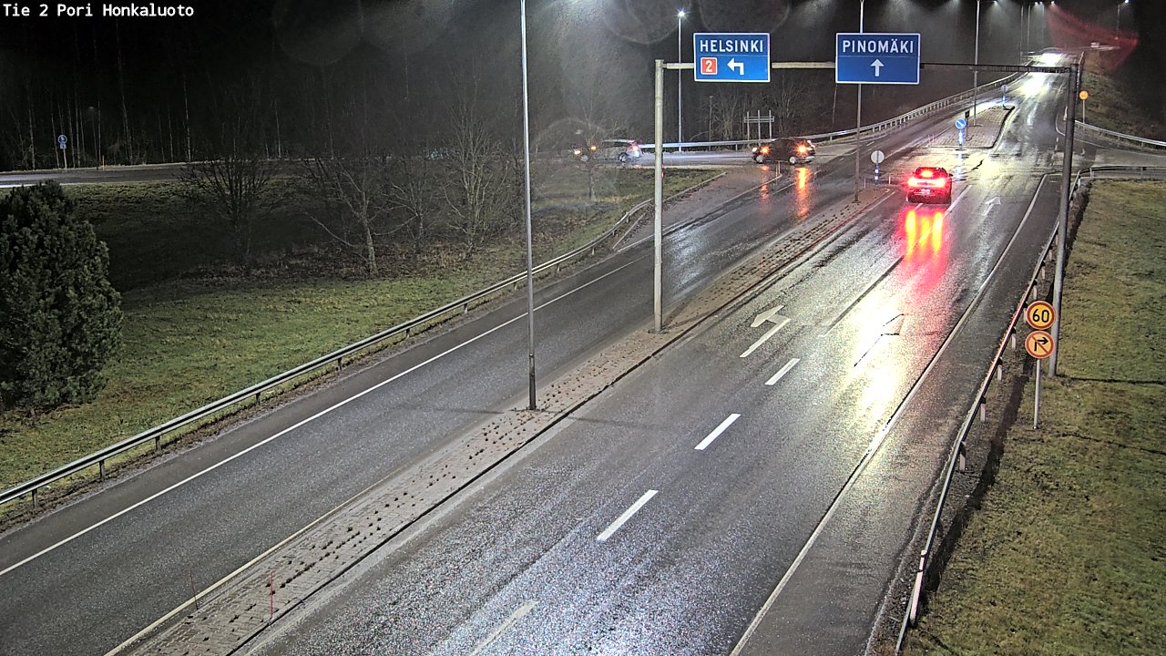 Weather Camera Image Väg 2 Björneborg, Honkaluoto, Pori, Satakunta