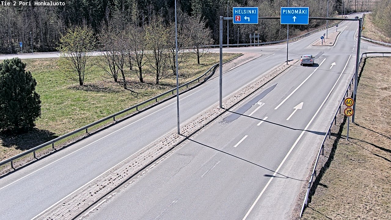 Kelikamerat Kuva Tie 2 Pori, Honkaluoto, Pori, Satakunta