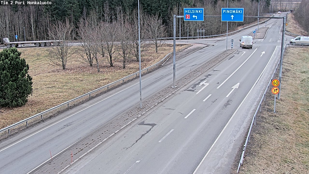 Kelikamerat Kuva Tie 2 Pori, Honkaluoto, Pori, Satakunta