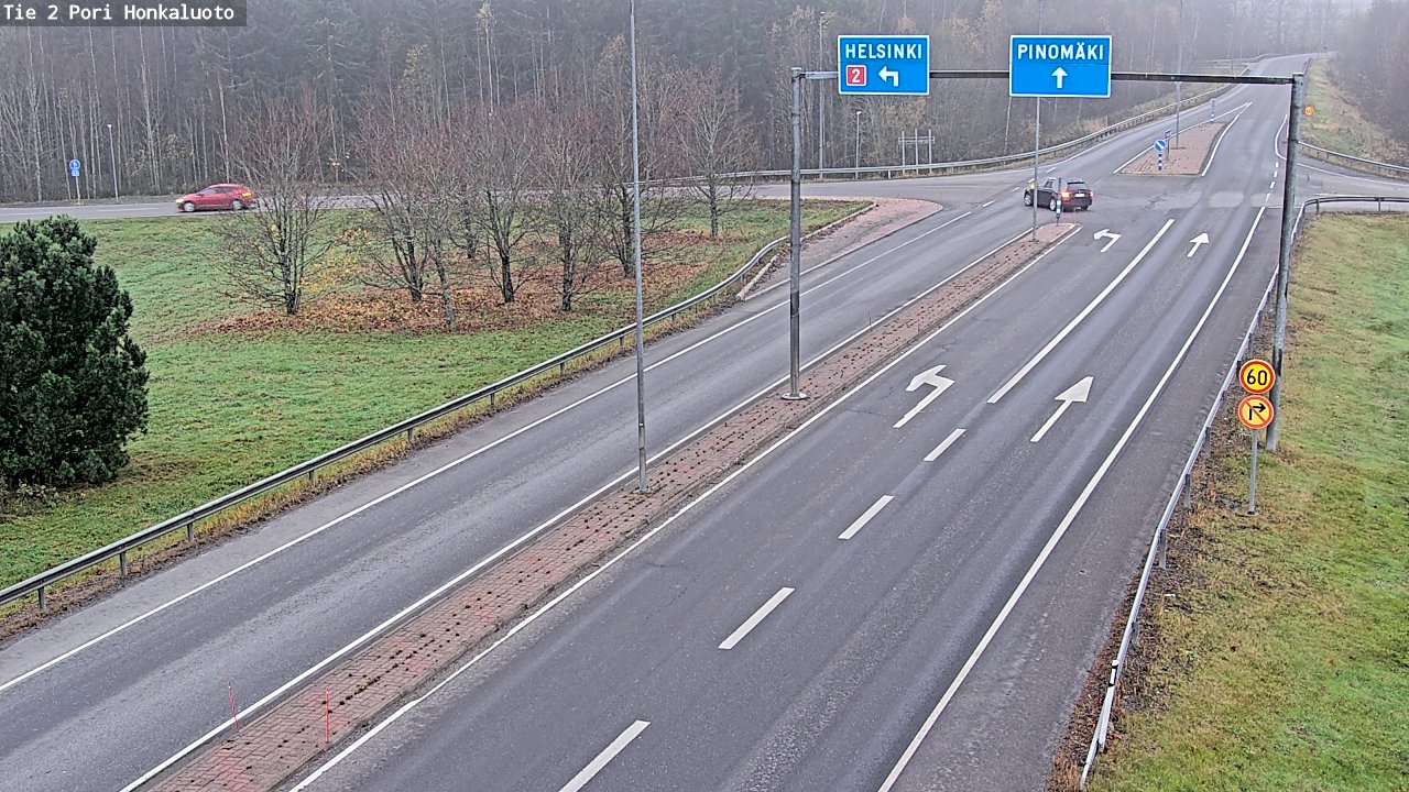 Kelikamerat Kuva Tie 2 Pori, Honkaluoto, Pori, Satakunta