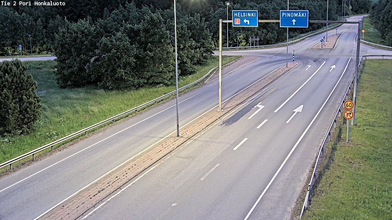 Kelikamerat Kuva Tie 2 Pori, Honkaluoto, Pori, Satakunta