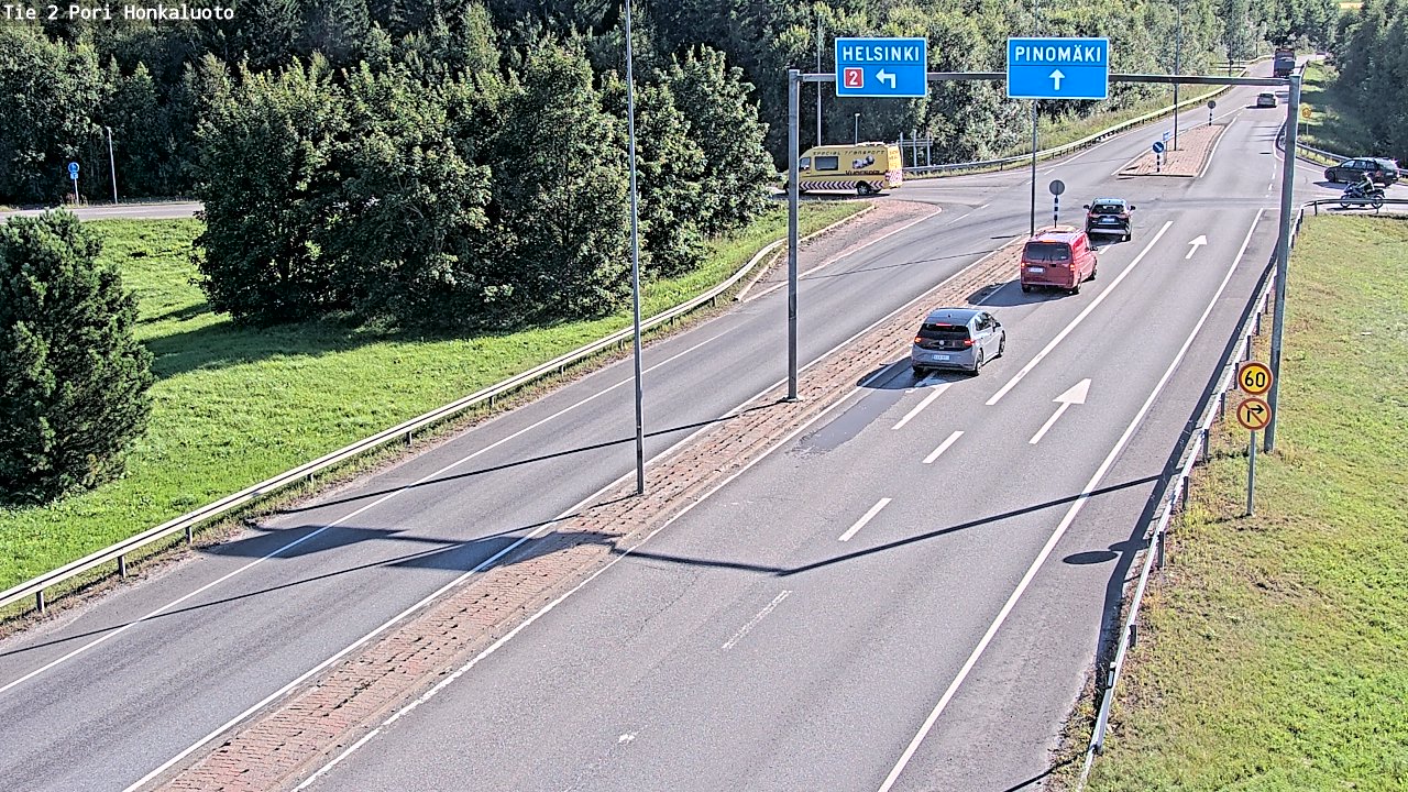 Kelikamerat Kuva Tie 2 Pori, Honkaluoto, Pori, Satakunta