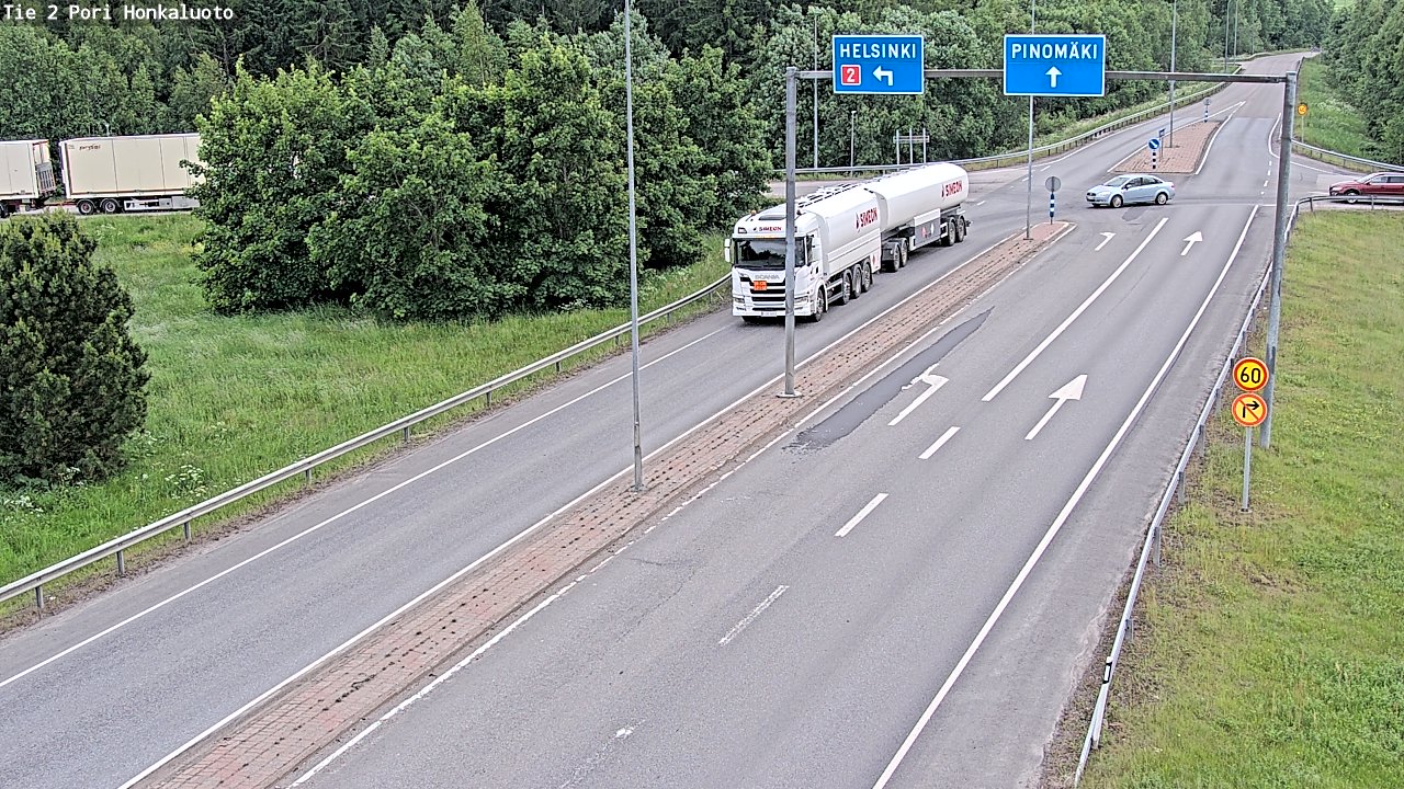 Kelikamerat Kuva Tie 2 Pori, Honkaluoto, Pori, Satakunta