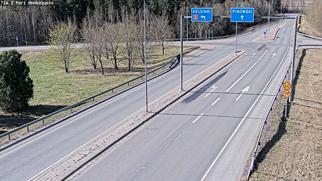 Kelikamerat Kuva Tie 2 Pori, Honkaluoto, Pori, Satakunta