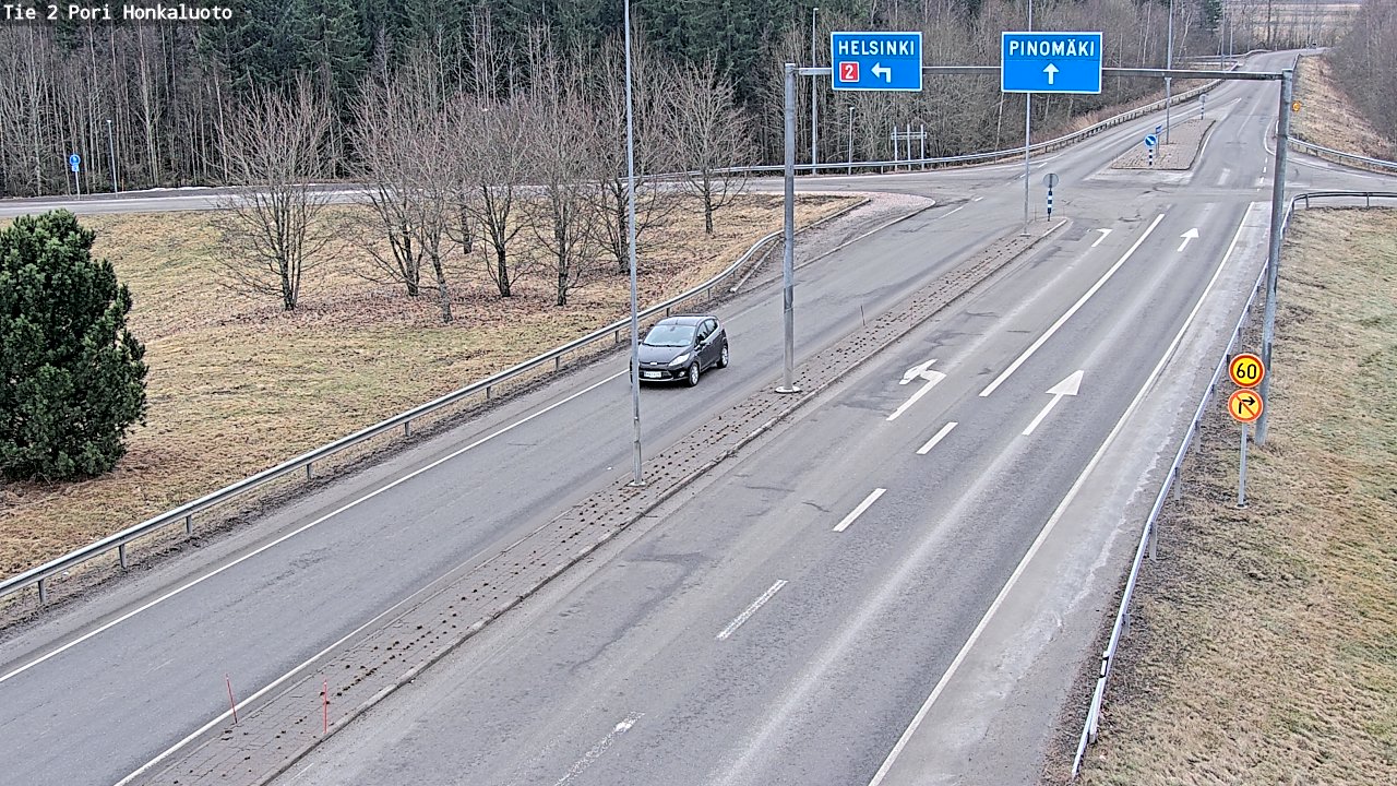 Kelikamerat Kuva Tie 2 Pori, Honkaluoto, Pori, Satakunta