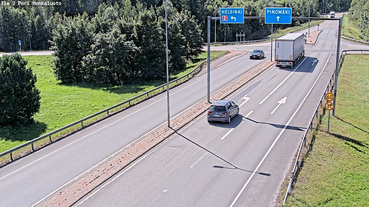 Kelikamerat Kuva Tie 2 Pori, Honkaluoto, Pori, Satakunta