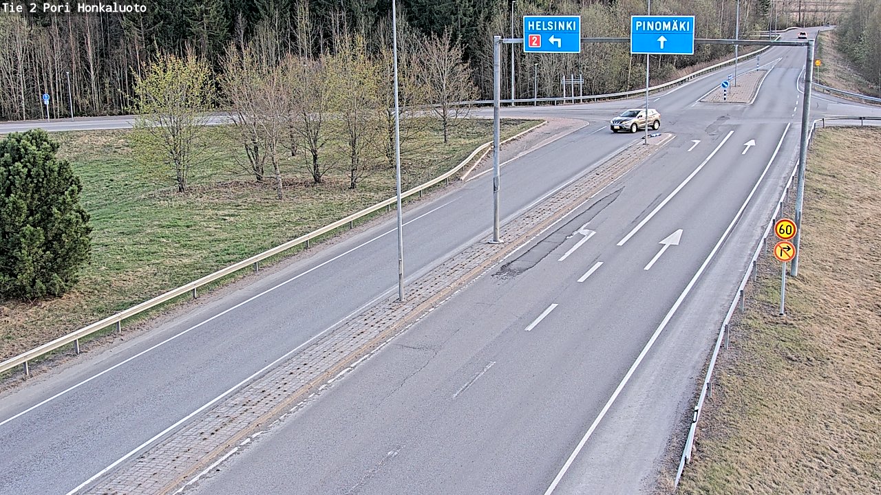 Kelikamerat Kuva Tie 2 Pori, Honkaluoto, Pori, Satakunta