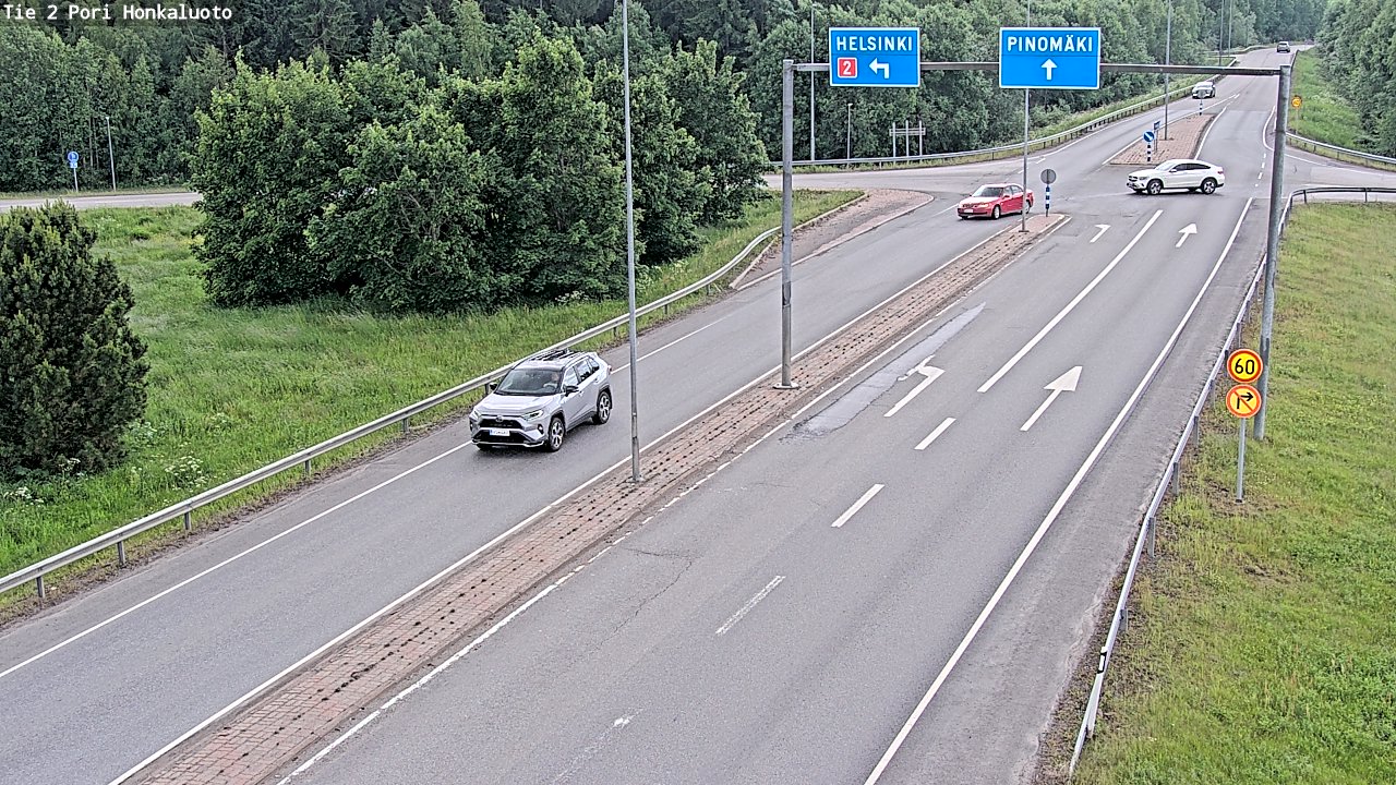 Kelikamerat Kuva Tie 2 Pori, Honkaluoto, Pori, Satakunta