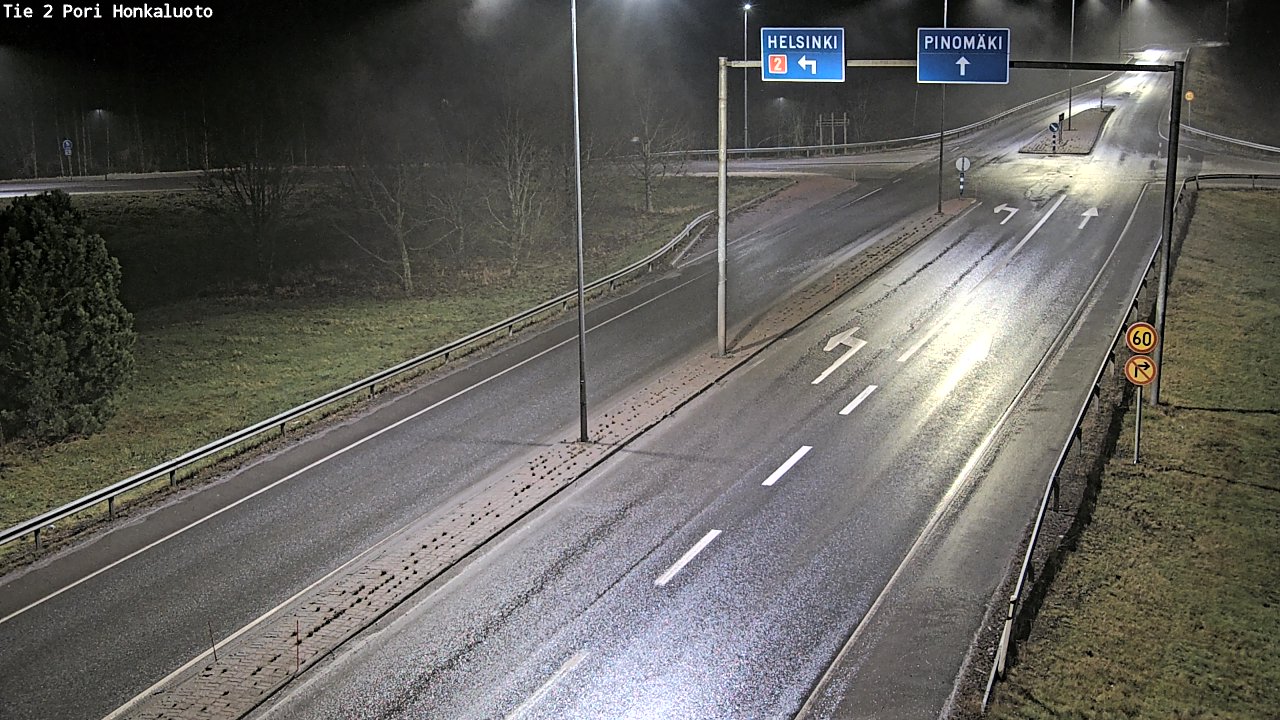 Weather Camera Image Väg 2 Björneborg, Honkaluoto, Pori, Satakunta