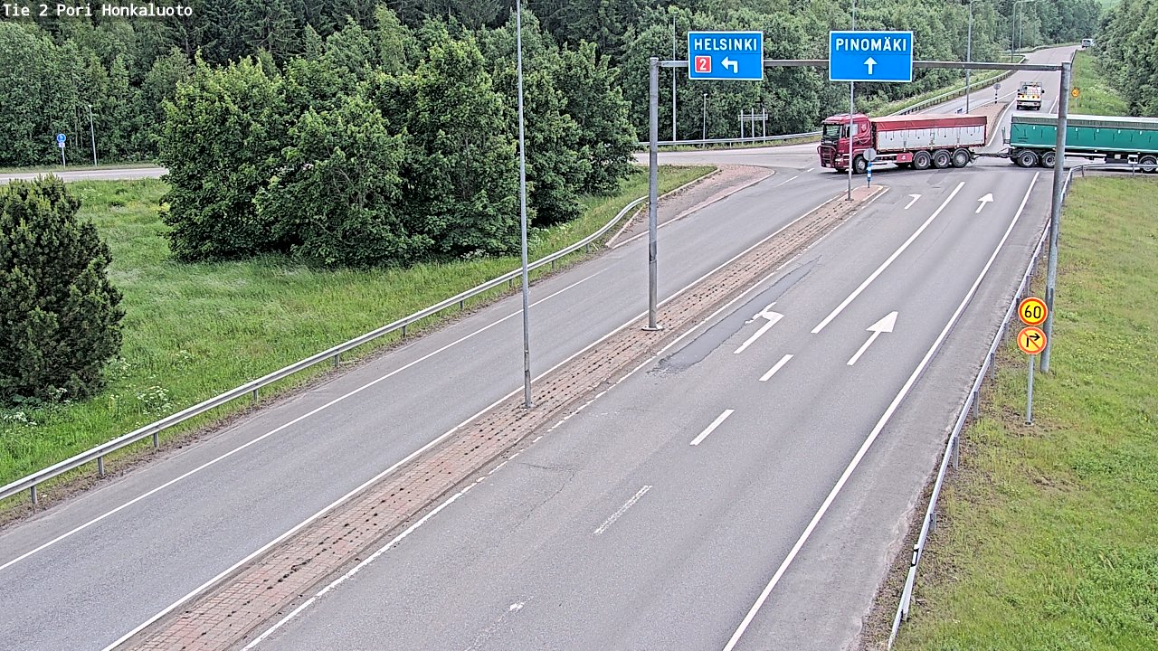 Kelikamerat Kuva Tie 2 Pori, Honkaluoto, Pori, Satakunta